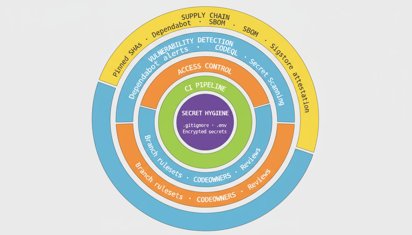 Security concentric rings diagram